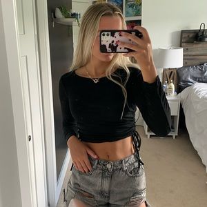 Long sleeve sinche top